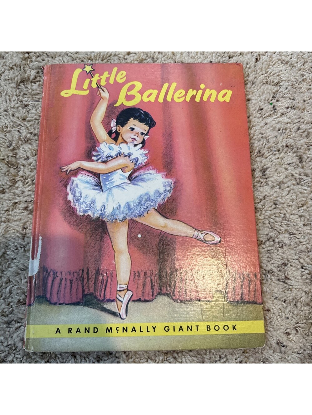 Rand McNally Little Ballerina Dorothy Grider Hardcover ilustrated Ballet Book(B2